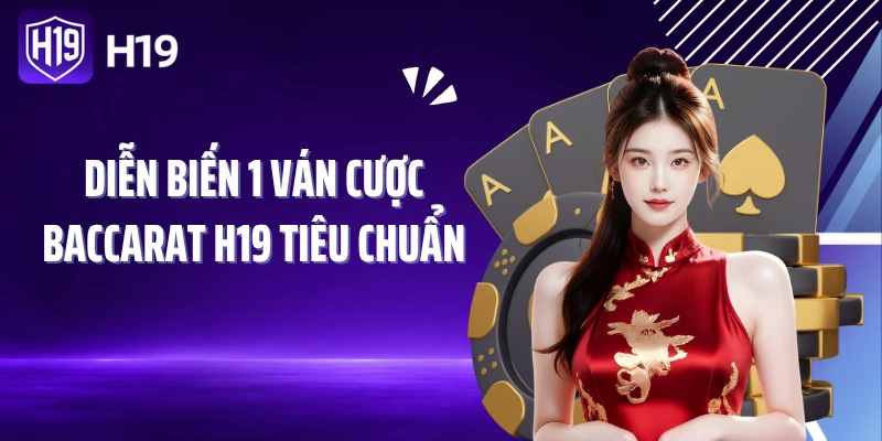 Diễn biến 1 ván cược Baccarat H19 tiêu chuẩn